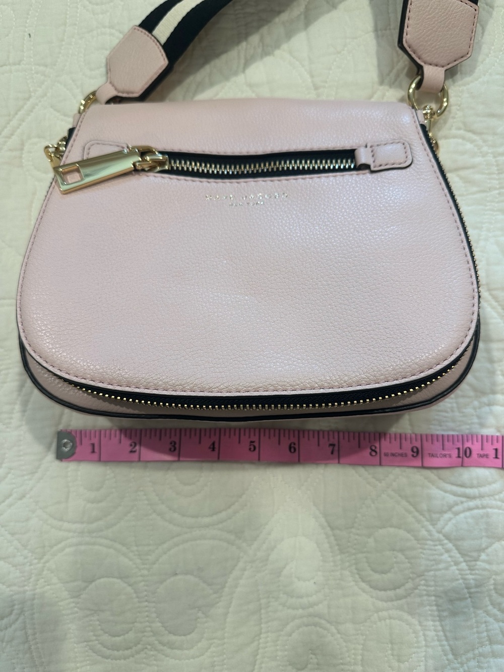 NWOT Marc Jacob’s small pink leather Nomad cross body bag - Picture 11 of 16